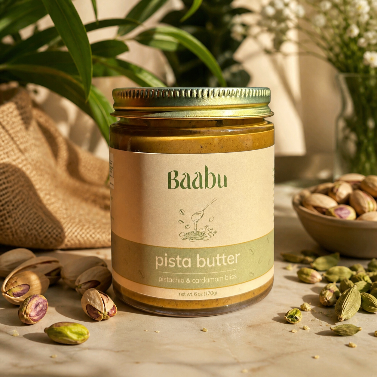 Pistachio Cardamom Butter